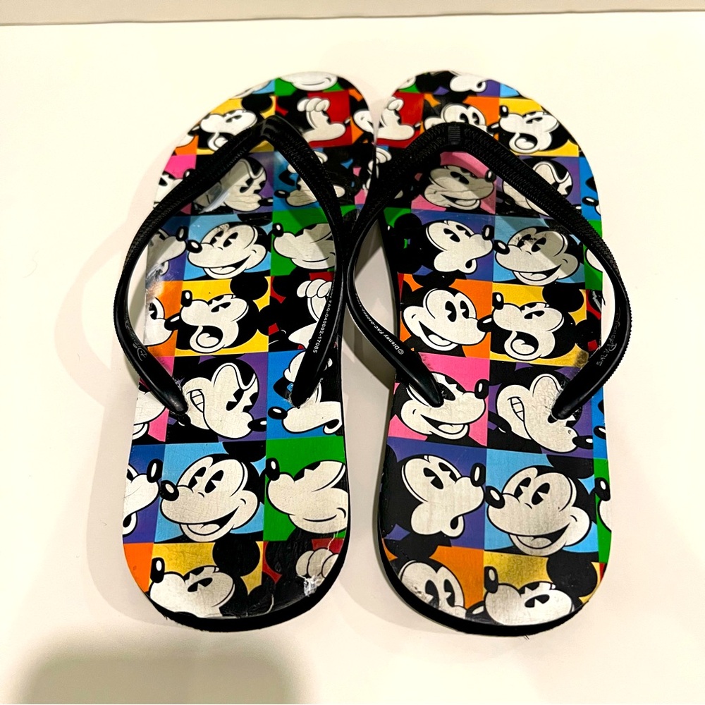 Disney Parks Mickey Flip Flops